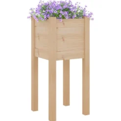 Odlingslådor 2 st 31x31x70 cm massiv furu - Upphöjd Odlingslåda - Upphöjda Odlingslådor - Home & Living