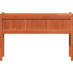 Odlingslådor i massiv furu - 2 st med ben, vaxbrun | Färg: Vaxbrun | Storlek: (specificera storlek om tillgängligt)