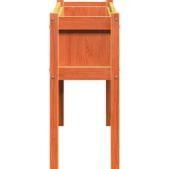 Odlingslådor i massiv furu - 2 st med ben, vaxbrun | Färg: Vaxbrun | Storlek: (specificera storlek om tillgängligt)