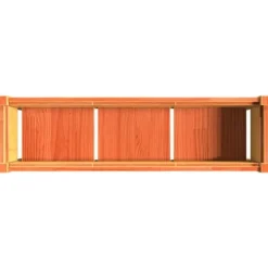 Odlingslådor i massiv furu - 2 st med ben, vaxbrun | Färg: Vaxbrun | Storlek: (specificera storlek om tillgängligt)