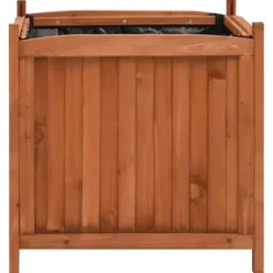 Odlingslådor upphöjda 2 st 50x50x50 cm granträ