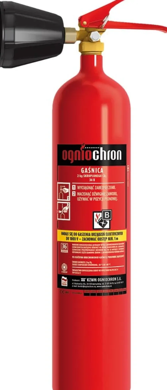 OGIIOCHRON 2 kg koldioxidbrandsläckare
