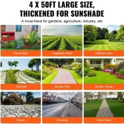 Ogräsduk, 120x1520 cm, Svart, Polypropen