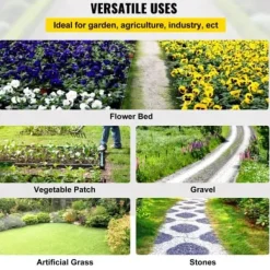 Ogräsduk, 200x9144 cm, Svart, Polypropenväv