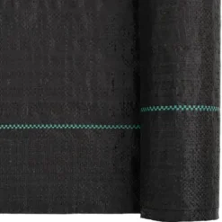 Ogräsmatta för effektiv ogräsbekämpning - UV-stabiliserad PP | Storlek: 2x200 m | Färg: Svart