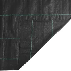 Ogräsmatta i svart polypropen - Ogräsdämpande membran | Storlek: 2x50 m