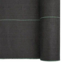 Ogräsmatta i svart PP - Effektiv ogräsbekämpning | Storlek: 1x10 m