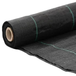 Ogräsmatta svart 1x150 m PP