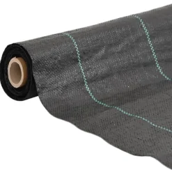 Ogräsmatta svart 2x200 m PP