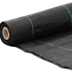 Ogräsmatta svart 4x5 m PP