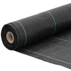 Ogräsmatta svart 1,5x150 m PP