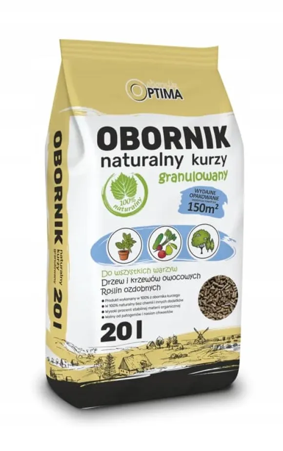 Optima Granulerad Kycklinggödsel 20l Naturlig ECO-gödsel Biovita