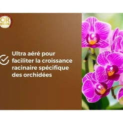 Orkidéjord - BRUNT GULD - OBRTORC6U - 6L - Främjar tillväxt