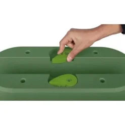 Osaka Cavaliere Planteringskärl 19,5 L - EDA - Fästsystem - för balkonger och räcken - Laurel Green