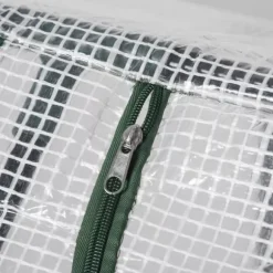 Outsunny Folietunnel med Fönster, Växthus 120x60x60 cm, PE-plast och stål, Vit