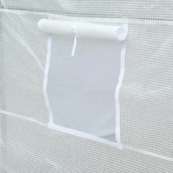 Outsunny Växthus 350x200x200cm Folieväxthus, för trädgård