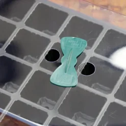 3-pack 24 celler plantor plantlåda plast blomträdgård plantskola kruka planteringsfrölåda kit med lock trädgårdsodlingslåda