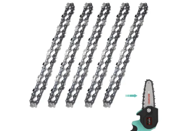 5-pack 14 tums motorsågskedja - 52 drivlänkar, 26 skärtänder