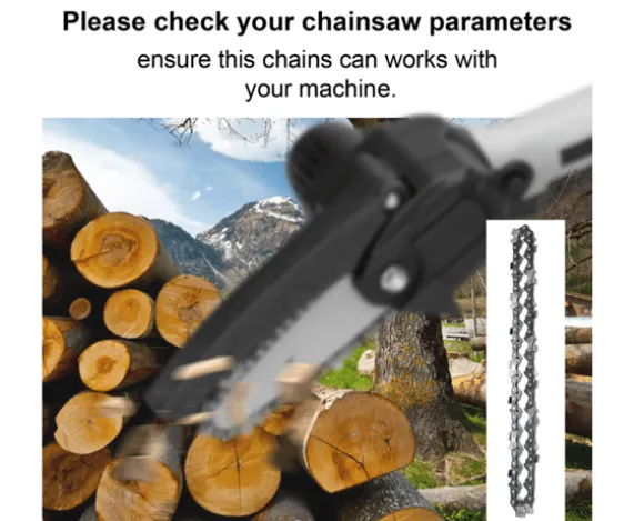 5-pack 14 tums motorsågskedja - 52 drivlänkar, 26 skärtänder