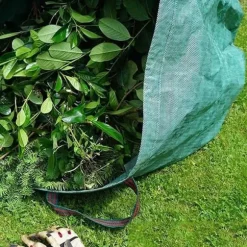 3-pack Heavy Duty 272L trädgårdssoppåsar med 4 robusta bärhandtag för att öka stabiliteten, Reus[78]