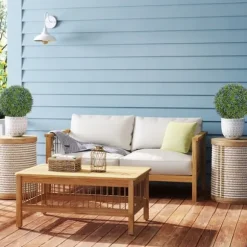 2-pack konstgjord lavendel 60 cm UV-skydd med markspjut, för hem & trädgård