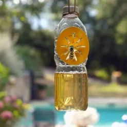 Pack med 6 Fällor, Bålgetingar, Flugor och Flygande Insekter Ekologisk DIY för Plastflaskor