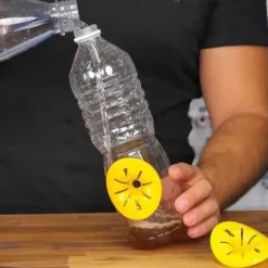 Pack med 6 Fällor, Bålgetingar, Flugor och Flygande Insekter Ekologisk DIY för Plastflaskor