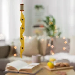 Pack med 4 Flugfällor – Insektsmedelsfri, Luktfri & Lätt att Installera