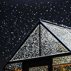 24-pack polykarbonat växthuspaneler 2' x 4' x 0,16'', hållbar takplåt, energieffektivitet, enkel installation för växthus och trädgårdsprojekt