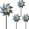 4-pack Reflekterande Fågelskrämmande Vindsnurror 50 cm - Vinddriven & Dekorativ | Naturlig Fågelavskräckare för Trädgård/Balkong