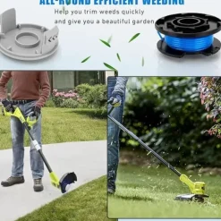 8-pack trimmerspolar med trimmertråd och lock RYOBI grästrimmer