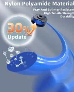 6-Pack trimmerspolar med trimmertråd och lock RYOBI grästrimmer