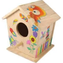 Paint Your Own Birdhouse Creativity Set