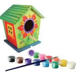 Paint Your Own Birdhouse Creativity Set