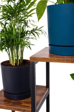 PANORAMA metallställ för blommor och växter - 6-våningar VENGE