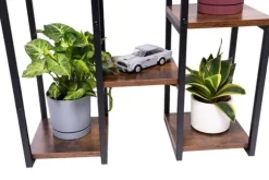 PANORAMA metallställ för blommor och växter - 6-våningar VENGE