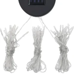 Partytält & paviljoner - Living Paviljong myggnät och ljusslinga LED 4x3x2,73 m taupe 180 g/m²