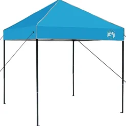 Partytält - Vindskyddat utomhustält för fester | Färg: Blå | Storlek: 200x200 cm