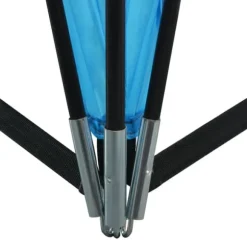 Partytält valv 450x450x265 cm - Perfekt för fester och grillkvällar | Färg: Ljusblå | Storlek: 450x450x265 cm