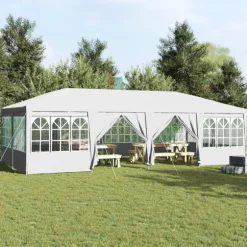 Partytält Vit 800 x 400 x 266 cm polyeten