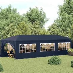 Partytält 3x9 m blå