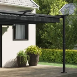 Paviljong Antracit 400 x 300 x 200 cm Polyester