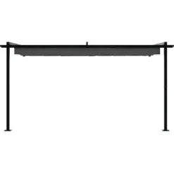 Paviljong Antracit 400 x 300 x 200 cm Polyester