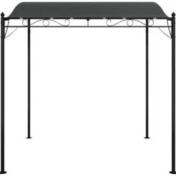 Paviljong för uteplats - Antracit 2x2,3 m | Material: 180 g/m² tyg & Stål
