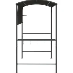 Paviljong med tak för utomhusevenemang - Robust och vattentålig | Färg: Antracit | Storlek: 220x110x200 cm