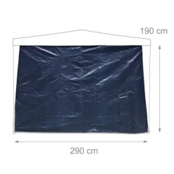 Paviljong sidovägg set, 2-pack