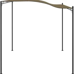 Paviljong 3x2,4 m taupe 180 g/m²