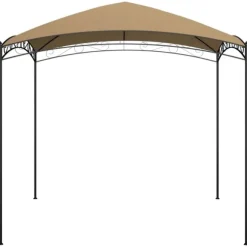 Paviljong 3x3x2,65 m taupe 180 g/m²