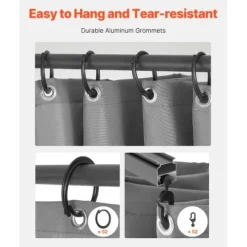 Paviljonggardiner, 283x340x203,5 cm, Grå, Polyester