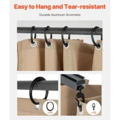 Paviljonggardiner, 340x283x203 cm, Khaki, Vattentät polyester